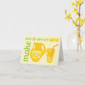 Carte Faire de la citronnelle (Fleur jaune)