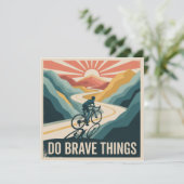 Carte Faire des Choses Courageuses (Debout devant)