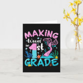 Carte Faire Des Vagues En 1ère Classe Sirène Retour À L' (Fleur jaune)