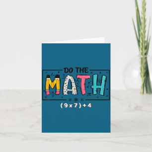 Carte Faire du calcul de chemise 67 Prof de maths Six