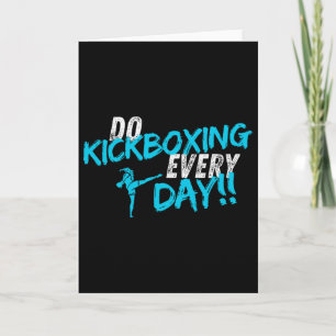 Carte Faire du kickboxing tous les jours