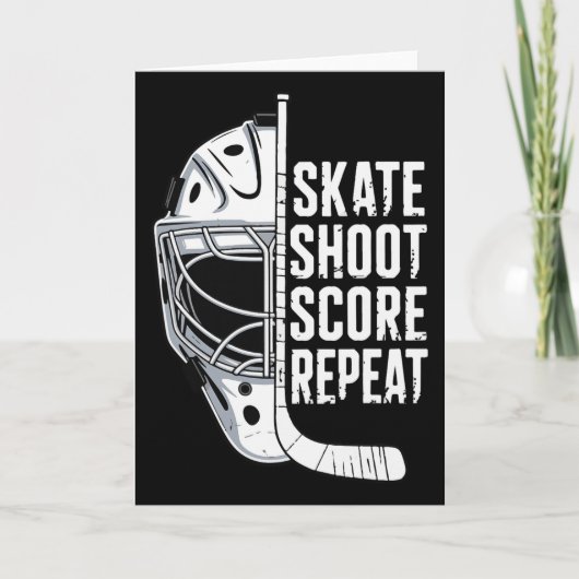 Carte Faire du patin Tirer Marquer Répéter (Devant)