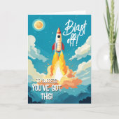 Carte faire exploser Good Luck dans vos examens GCSE ALe (Devant)