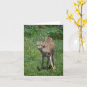 Carte Faire face (Fleur jaune)
