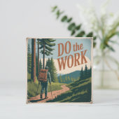 Carte Faire Le Travail (Debout devant)