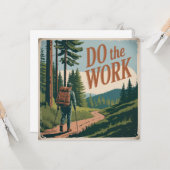 Carte Faire Le Travail (Devant/Arrière en situation)