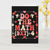 Carte Faire l'équation de la Saint-Valentin Prof de math (Fleur jaune)