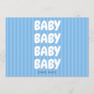 Carte Faire-part Bébé Bleu