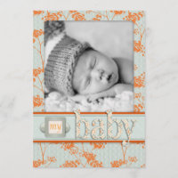 Carte Faire-part bébé Haiku