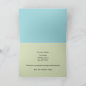 Carte Faire-part de déménagement vacances (Intérieur)