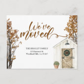 Carte Faire-part de déplacement, Carte de changeme (Devant)