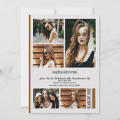 Carte Faire-part de diplôme (Dos)