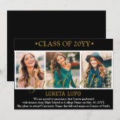 Carte Faire-part de diplôme (Devant / Derrière)