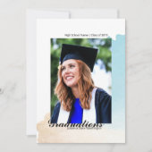 Carte Faire-part de diplôme (Devant)