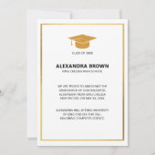 Carte Faire-part de diplôme photo (Dos)