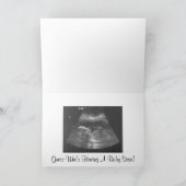 Carte Faire-part de grossesse (Intérieur)