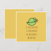 Carte faire-part de grossesse (Devant / Derrière)