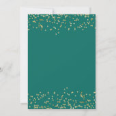 Carte Faire-part de grossesse Gold Confetti sur Ve (Dos)
