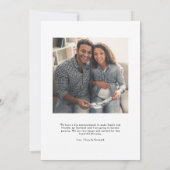 Carte Faire-part de grossesse | L'amour grandit (Dos)