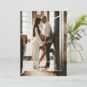 Carte faire-part de grossesse photo Whimsical (Debout devant)