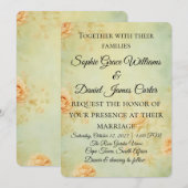 carte faire-part de mariage (Devant / Derrière)