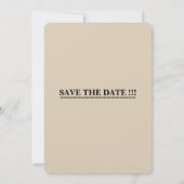 " CARTE FAIRE-PART DE MARIAGE " (Dos)