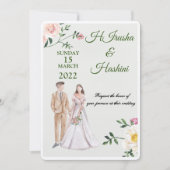 carte faire-part de mariage (Devant)