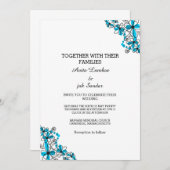 Carte faire-part de mariage (Devant / Derrière)