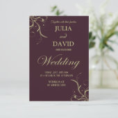 Carte faire-part de mariage (Debout devant)