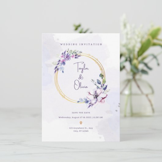 carte faire-part de mariage (Debout devant)