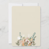 Carte faire-part de mariage (Dos)