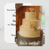 carte faire-part de mariage (Devant / Derrière)