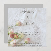 carte faire-part de mariage (Devant / Derrière)