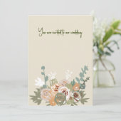 Carte faire-part de mariage (Debout devant)