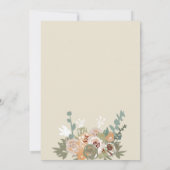 Carte faire-part de mariage (Dos)