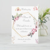 carte faire-part de mariage (Debout devant)