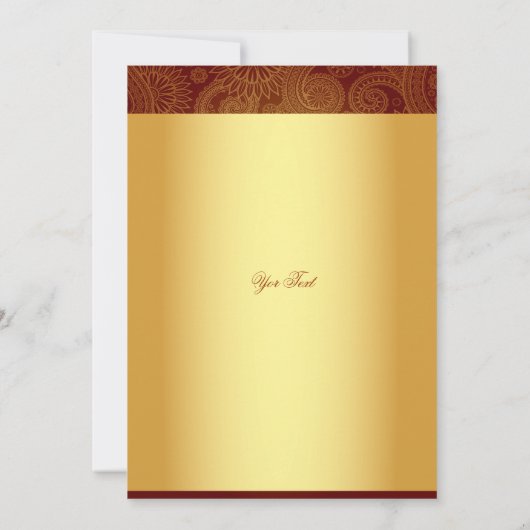 Carte Faire-part de mariage (Dos)