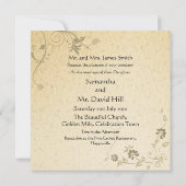Carte Faire-part de mariage (Dos)