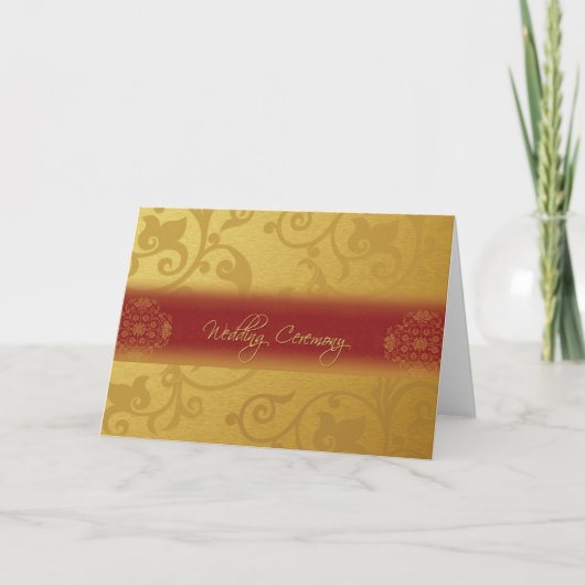 Carte faire-part de mariage (Devant)