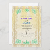 Carte faire-part de mariage (Devant / Derrière)