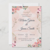 Carte faire-part de mariage (Devant)