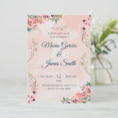 Carte faire-part de mariage (Debout devant)