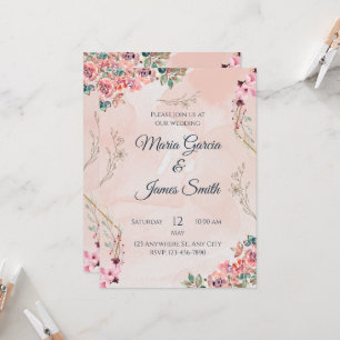 Carte faire-part de mariage