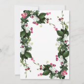 carte faire-part de mariage (Dos)