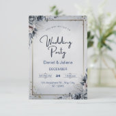 carte faire-part de mariage (Debout devant)