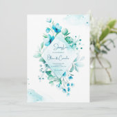 carte faire-part de mariage (Debout devant)