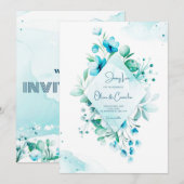 carte faire-part de mariage (Devant / Derrière)