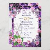 carte faire-part de mariage (Devant / Derrière)