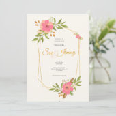 carte faire-part de mariage (Debout devant)