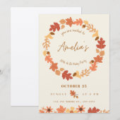 CARTE FAIRE-PART DE MARIAGE (Devant / Derrière)